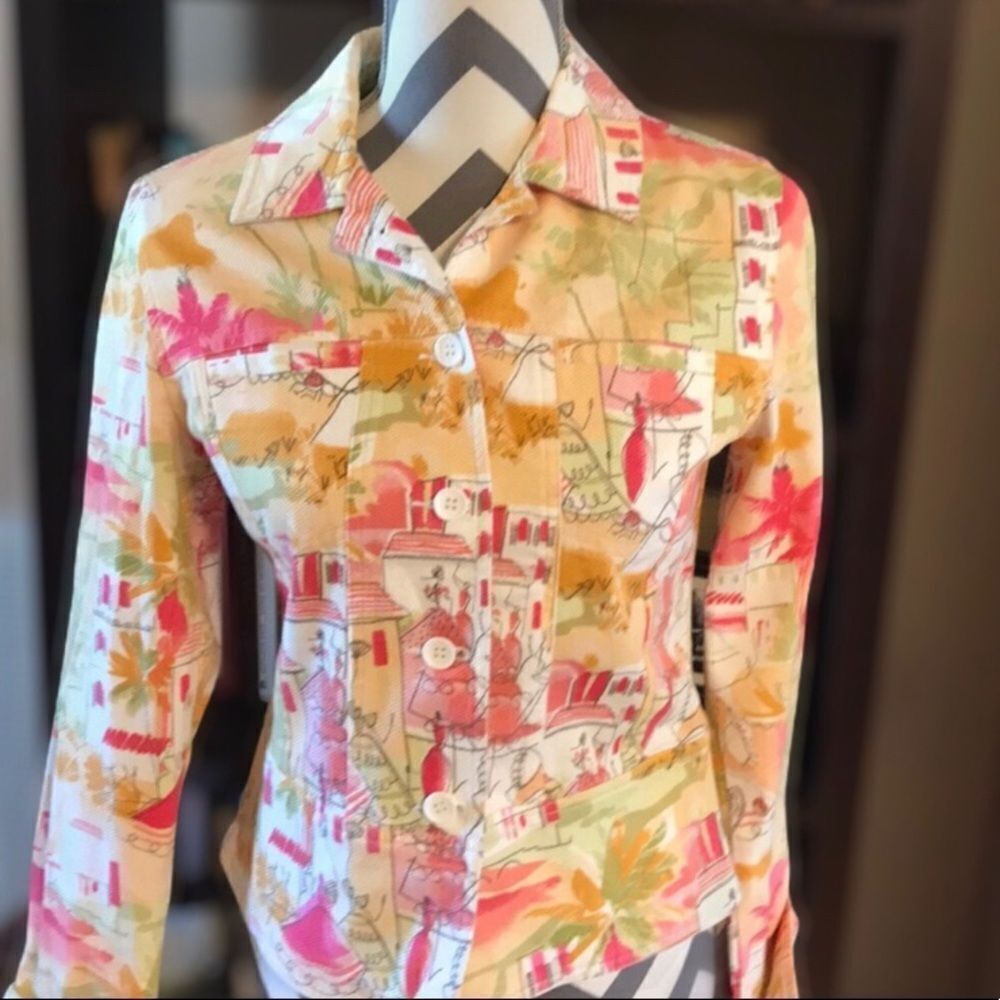 Multicolored Lemon Grassstudio Jacket Small - image 8